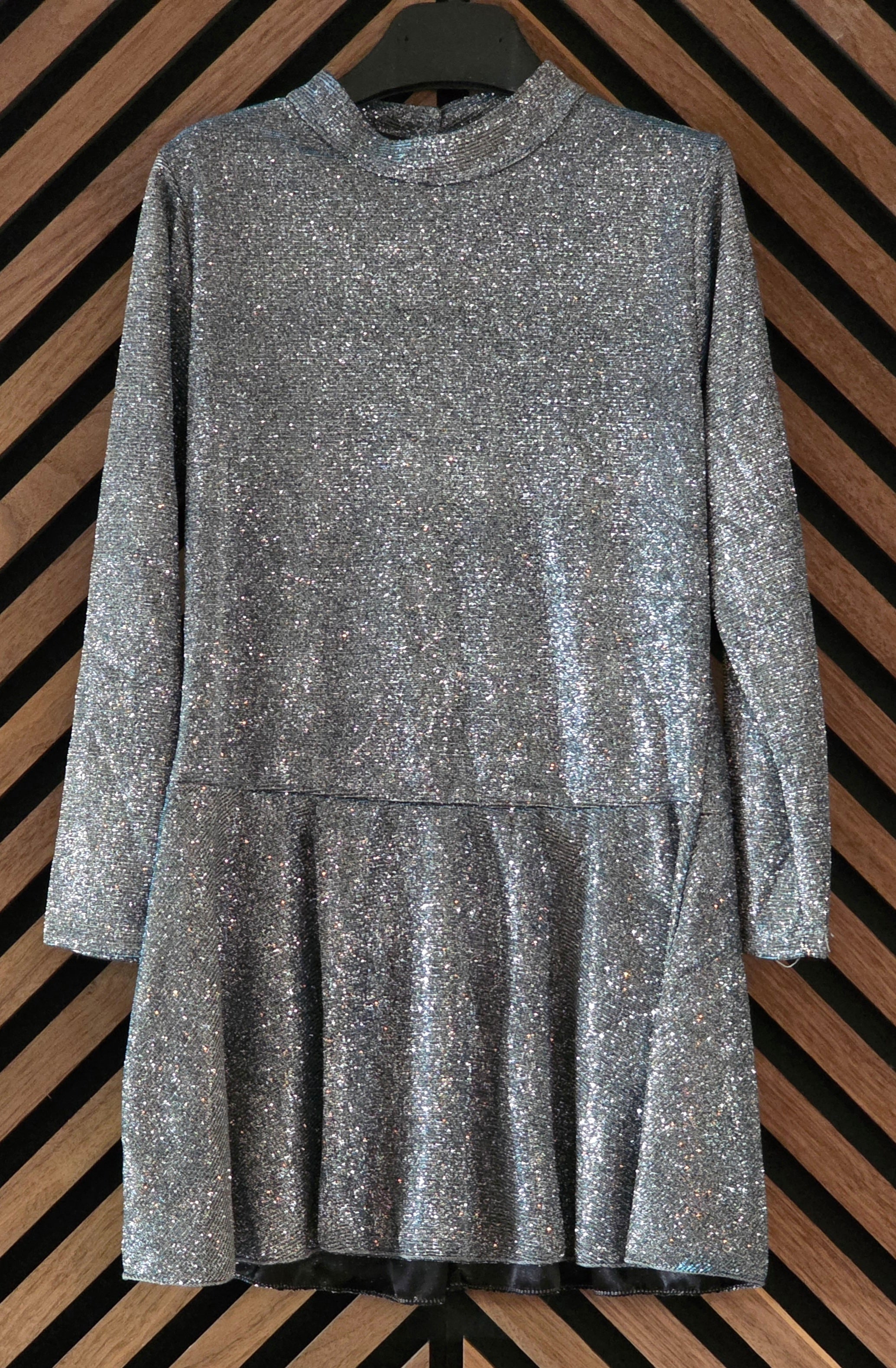 glitter jurk